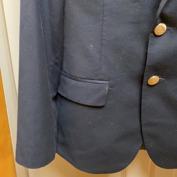 Lauren Ralph Lauren Solid Suit Blazer, Little Boys, Navy blue with Gold buttons, - Picture 4 of 16